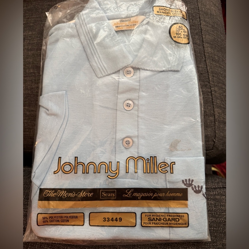 Dead stock vintage  Sears  Johnny Miller shirt